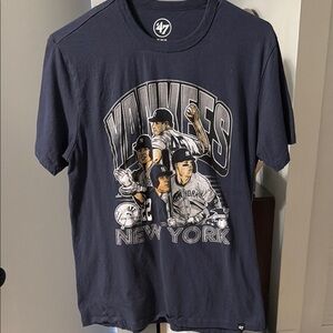 47 Dark Blue Yankees New York Tee